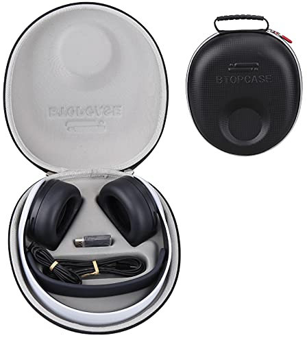 BTOPCASE Schutzhülle für Sony Pulse 3D Wireless Headset Sony PS5 Headset (EVA) Schwarz mit Schlitz