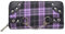 Banned Tartan Handcuff Purse Purple