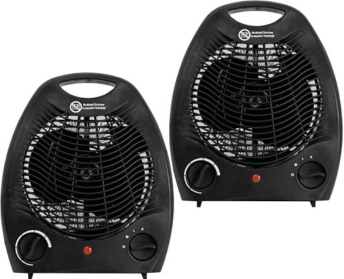 Chauffage électrique 2000 W immédiatement disponible avec thermostat Chauffage, convecteur mobile, Chauffage électrique à économie d'énergie