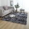 Alfombras de área 80x160cm Alfombra Antideslizante Salon Alfombras de Habitacion Suave Alfombra Shaggy Pelo Alfombra de Felpa Modernas de Interior Alfombra de Piso para Sala de Estar Gris Oscuro