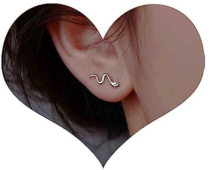 Dervivea Boho Winzige Schlange Ohrringe Splitter Kristall Schlange Ohrstecker Cz Schlange Ohrringe Schlange Spirale Ohrringe Punk Tier Ohrringe Schmuck Für Frauen Und Mädchen