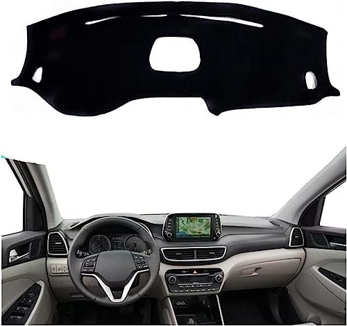KAMNIK Armaturenbrett Abdeckung Für Hyundai Tucson 2019 Sonnenschutz Pad Dashboard Abdeckung Dash Matte Nicht-Slip Armaturen,A/LHD