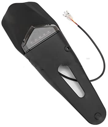 Clignotant Clignotants Feu - De Moto Universel pour Garde-Boue - LED Feu - De Vélo (Couleur : Grey, Taille : 1 UK)