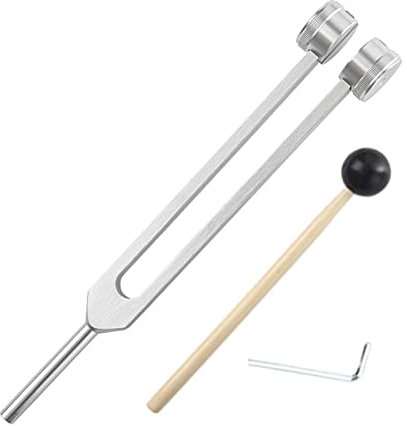 128Hz Medizinische Stimmgabel Instrument mit Festen Gewichten Edelstahl Stimmgabel für Heilung Sound Stimmgabeln für Heilung Set