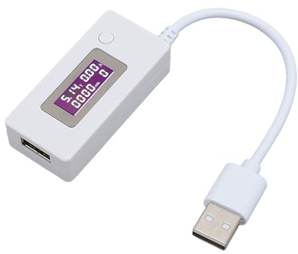 KCX 017 USB-Spannungsstrom-Leistungsmesser, USB-Multimeter, Spannungs- und Stromtester, Multifunktionaler Leistungstester, Kapazitätsspannungs-Stromdetektor