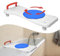 YRHome Siège de Baignoire Avec Plaque Tournante - 75,5 x 34 cm - Planche de Bain Réglable pour Personnes Âgées et Adultes