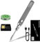 Vegena Lötkolben Set, Wireless Soldering Iron, USB Lötkolben, Wiederaufladbarer Schnellheiz Lötstift, 5V8W Schweißwerkzeuge Einstellbar 330–450°C, Professionelles Drahtloses Lötset, Sicheres (grau)