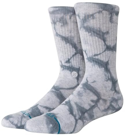 Stance Crew Socks - ICON DYE, Grey, Medium