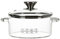 TAMUME Olla de Vidrio con Tapa de Cristal, 1200ML