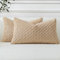 Sungeek 2er Set Kordsamt Kissenbezüge, Dekorativ Zierkissenbezüge Weich Kissenbezug Dekokissen Sofakissen Boho Deko Bezug Kissenhülle für Sofa Schlafzimmer Wohnzimmer (Tan, 40x60 cm)