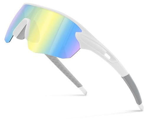 suoso Cycling Glasses-Polarised-Sports Sunglasses-Running Sunglasses-Mens-Womens-Mtb Goggles-Wrap Around glasses-Bike Glasses-For Motorbike Bicycle Skiing Racing,10