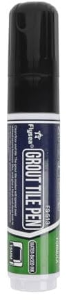 15MM Tile Grout Pen Floor Grout Restorer Seam Furniture Repair Markers Touch Up Tile Joint Repair Marking Pen for Stain Scratch Floor Stair Wall Bathroom Kitchen