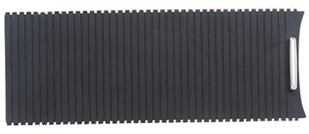 Ronyme Cubierta deslizante para portavasos, 5KD83253182V Camión de repuesto Cubierta de persiana enrollable para consola central fácil de instalar para Golf, Negro