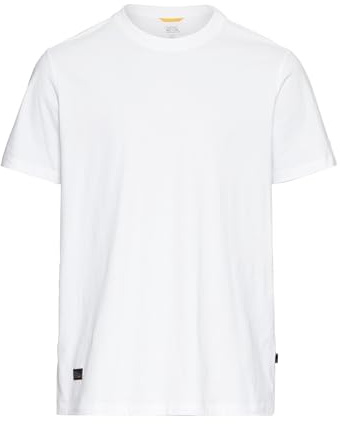 camel active Herren T-Shirt mit Print aus Organic Cotton Weiß, menswear-3XL