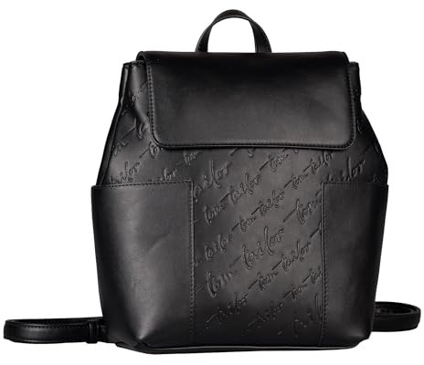 TOM TAILOR Wendi Damen Rucksack Backpack Mittelgroß Schwarz