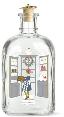 Holmegaard Christmas Schnappsflasche, Glas, klar, 73cl