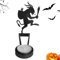Umiocns Nosferatu Teelichthalter, gruseliger Schatten-Kerzenhalter, Halloween-Horror-Kerzenhalter, Metalldekoration, Kerzenständer, Ornament schafft eine Halloween-Atmosphäre mit Retro-Design