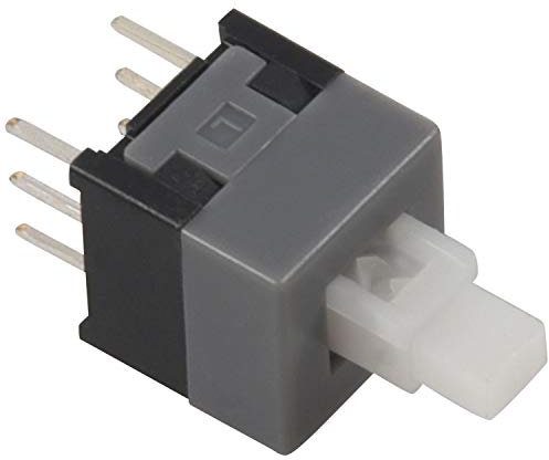 MAKIVI 6 Pin DPDT Touch bloqueo botón pulsador 20 piezas