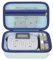 Case Compatible with Brother for P-Touch PTM95/ PT90/ PT45M Handy Label Maker, Storage Holder Carrying Organizer Bag for Label Tapes, AC adapter, Charging Cables, Batteries, Accessories (Box Only)