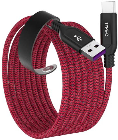 AIAUXAI Cavo USB Type-C per HONOR Magic7 Pro Magic6 Lite 200 Lite Magic V3 1.8M 100W Nylon Cavo Tipo C Supercharge 80W Cavo di Ricarica per Honor 200 Pro 200 Smart 90 Lite X6b X8a P30 Pad X9 Mate 40