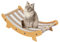 Rascador y Tumbona para Gatos - Hamaca Rascador Interior para Mascotas - Resistente y Multiusos Protege Muebles para Salón y Dormitorio