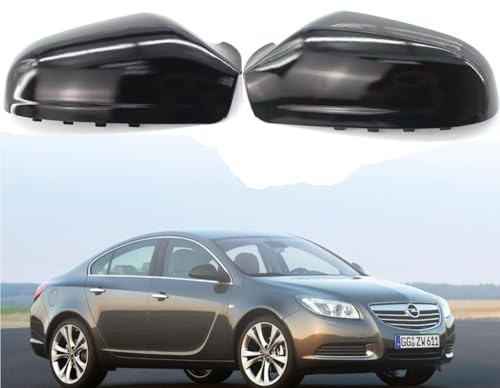 Auto Spiegelkappen, 1 Paar Rückspiegel Abdeckung Rückspiegelkappen kompatibel mit Vauxhall Opel Astra H MK5 2004-2009