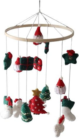 Mobile Für Das Kinderbett Weihnachts Kinderwagen Mobile Spielzeug | Kinderwagen Spielzeug Dekoration Für Und Mädchen Für Zuhause Reise Schlafzimmer Wohnzimmer Innenbereich