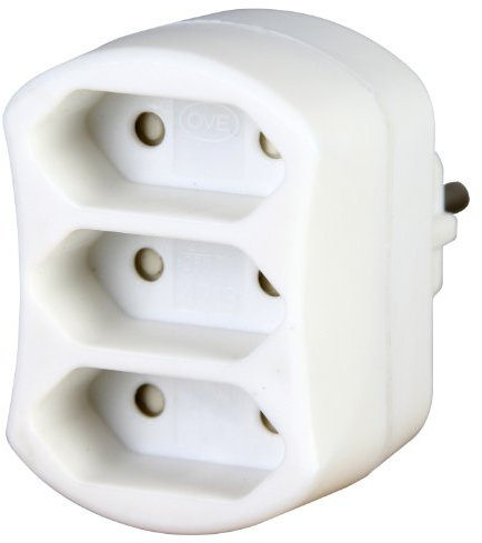 Kopp 471302003 Adapter 3-Fach, weiß