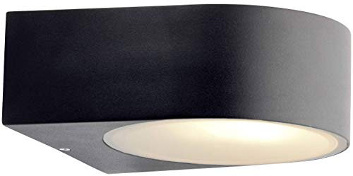 Brilliant Tyler Wandleuchte schwarz 96104/06, 19 x 17 x 7 cm