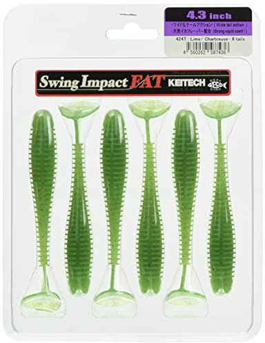 Keitech Fat Swing Impact 7,1cm Lime Chartreuse