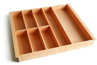 Besteckeinsatz BUCHE 60er Schubl. B 518 x T 472 mm EASY Classic Blum Tandem 16 mm