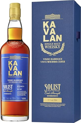 Kavalan Single Malt Whisky Solist Vinho Barrique Taiwan (1 x 0.7 l) | In Geschenkpackung