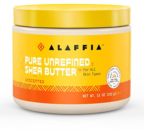 Everyday Shea Alaffia Butter Unscented 11 Unze Jar (325Ml)