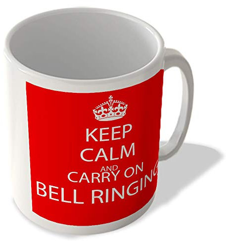 McMug - Keep Calm and Carry On Bell Ringing - Mug, Ceramic, 11fl.oz.