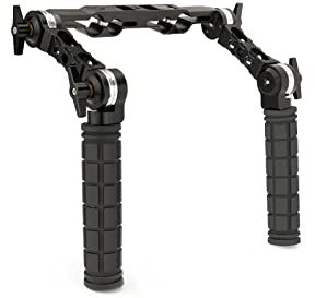 CAMTREE Set di impugnature universali Hunt con rosetta da 19 mm/15 mm per DSLR e videocamere con supporto a spalla (CH-1915-RH)