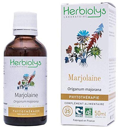 Herbiolys | Extrait De Plantes Fraîches Bio | Marjolaine (Origanum marjorana) | Digestion | Phytothérapie Bio | 50 ml