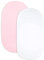 Dudu N Girlie Moses Basket Sheets Fully Fitted – 75 x 30 Moses Basket Bedding - Hypoallergenic Baby Pram Sheets Bedding Elasticated Breathable Easy Care (Pack of 2, White & Pink)