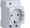 Hager - Base enchufe schuko 10/16a 230v 2 polos+tierra
