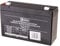 EMOS - Wartungsfreier Bleiakku - 6V 12Ah - AGM Batterie - Faston 4,7mm Anschluss - Für Alarmsysteme, Brandmeldetechnik, USV-Geräte - 151x51x94 mm