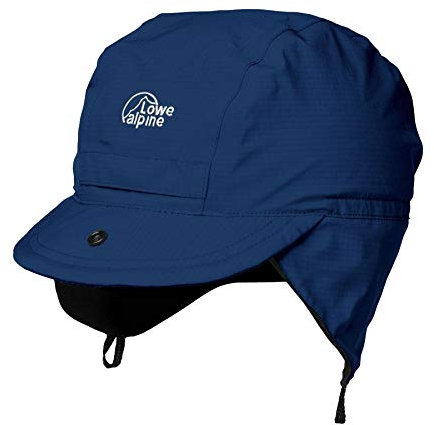 Lowe Alpine Classic Mountain Cap - Lightweight Fleece Hat with Ear Flaps for Hiking & Mountaineering - Ink - X-Large