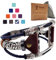 Smatiful Uhr Armband Zubehör für Damen und Herren, Verstellbar Leder Ersatz Sport Watch Band for Apple Watch 38mm(Series 1,2,3) & 40mm(Series 4,5), Dunkel Blau