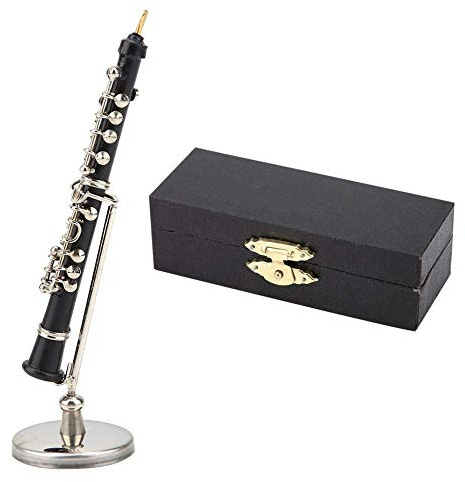 Mini Oboe Modell Musikinstrument Miniatur Dekoration für Zuhause Kaffee Ornament
