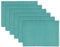 Craftbot Tischsets aus 100% Baumwolle, gerippt, 33 x 48 cm, Türkis Blau – Everyday Basic Tuch Tischsets – waschbar & wiederverwendbar Stoff-Platzsets für den Esstisch – von Craftbot