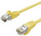 Netzwerkkabel RJ45 Patchkabel, LAN-Kabel U/UTP, CAT 7 Rohkabel, bis 10 Gbit/s 3,00m Gelb