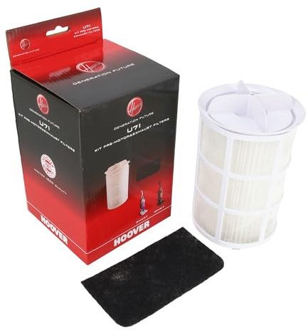 sparefixd U71 Filter Kit Plastic for Hoover 35601420 Vacuum Cleaner