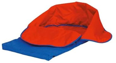 Kinder Sitzsack für Holzrodel Holzschlitten Schlitten Rodel Blau/rot