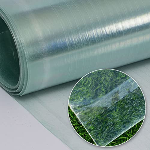 LFFH Plaque De Toiture en Polycarbonate, Panneaux De Toiture Transparents De 0,8 Mm Panneaux D'éclairage Naturel Étanches Panneaux D'isolation Thermique for Serres (Color : Clear, Size : 1.2mx3m)