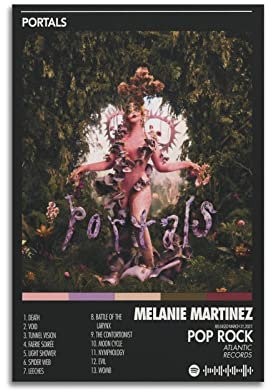 Rudd Melanie Martinez Portals Poster, Wandkunstdruck, Retro, ästhetische Raumdekoration, Malerei, Leinwand, Poster für Zuhause und Büro, Dekorationen, 40 x 60 cm, ohne Rahmen