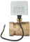 2 Zoll Motorisierter Kugelhahn DN50, AC 220V 2-Wege 3-Draht Messing Elektrisch Motorisierter Kugelhahn für Heizung/Lüftung/Klimaanlage/Kühlung/Ect