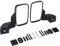 GOOFIT schwarz 1.75-2 Offroad Rückspiegel Seitenspiegel Ersatz Für Polaris RZR Kwasaki Teryx Deere Gator Rhino YXZ RZR 2020 Motorrad Dune Buggy Strand Buggy ATV UTV Arctic Cat